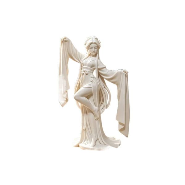 3D-printet vannermedanseskulptur Klassisk danserfigur White