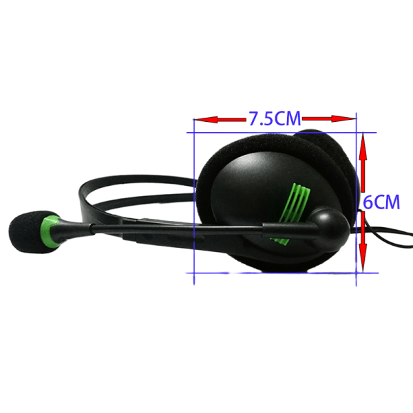 3,5 mm:n langalliset kuulokkeet Universal mikrofonin kohinalla Black