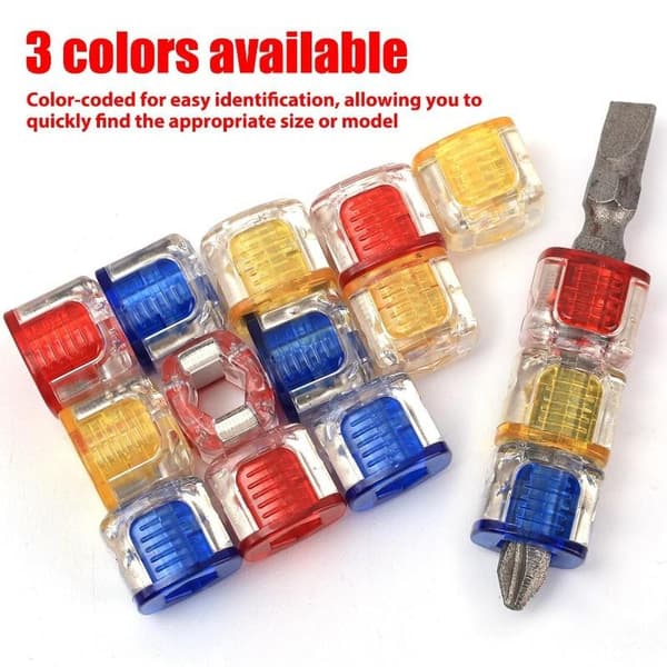 1/3/5/10 stk. Bit magnetisk ring Mini magnetiserings-/demagnetiseringshylse 1Pc