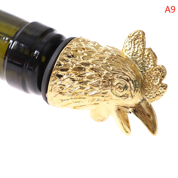 1st Zinklegering Djur Head Wine Pourer Vinflaska proppar Wi A9
