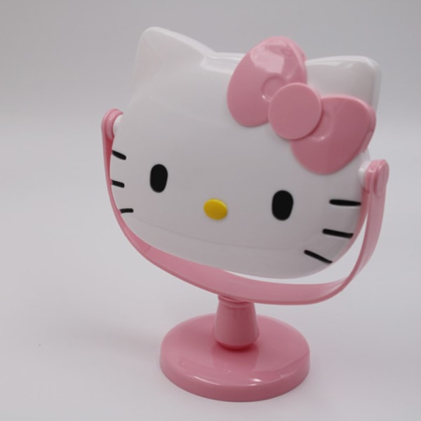 Ny Kawaii Pink Mirror Cartoon Hellokitty Melody Kuromi Folding Light pink