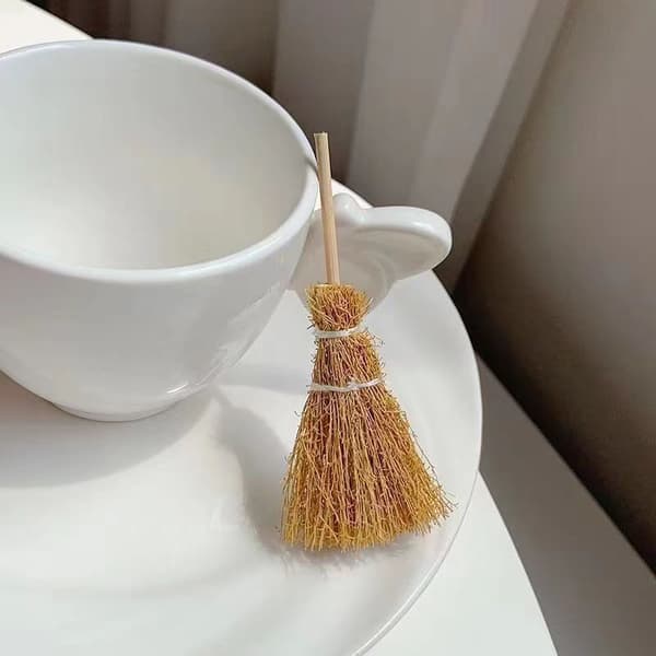 Mini Wood Broom Model Hårklemme Pin For Dame Hårnåler Andenebb
