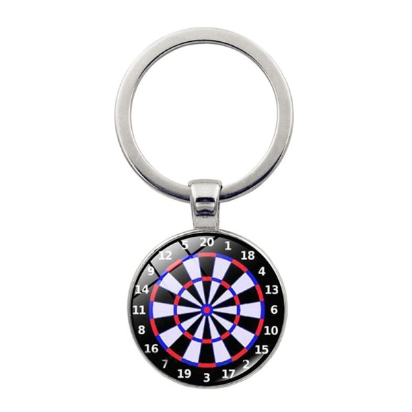 Muoti Dart Target Riipus avaimenperä Digitaalinen Target Avaimenperä Ca 3