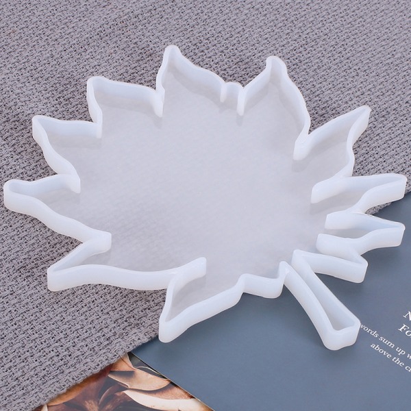 Monstera Leaf Silikone Forme til DIY Plaster Maple Leaf Bakke Ma A