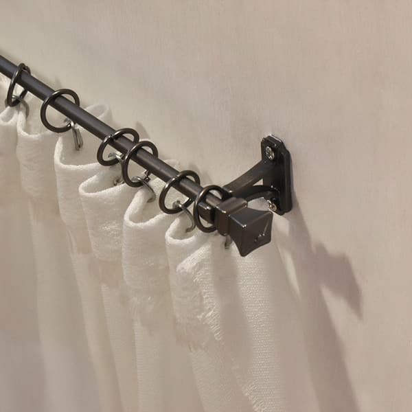 1:12 Dukkehus Miniature Gardinstang Hook Up Ringe Vindue Fitgs Black