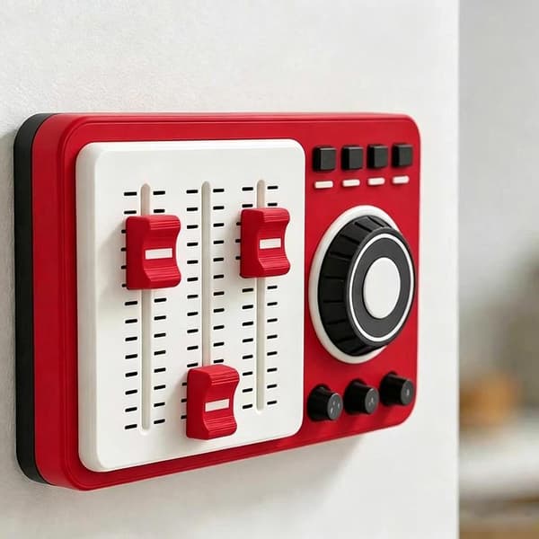 Retro Spillekonsol Joystick Switch 3D Printet Panelstik Con A2
