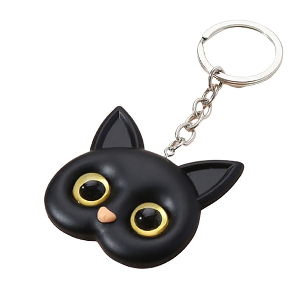 e Nøkkelring Black Cat Pendant Nøkkelringer Animal Key Ring Handbag