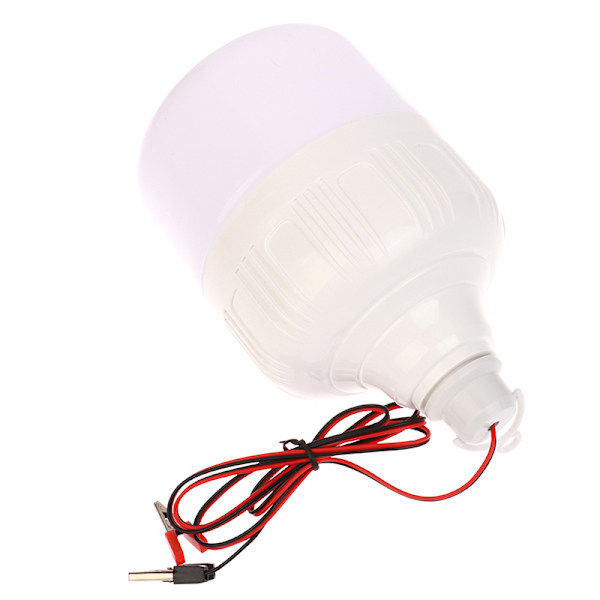 50W 12V bärbar klämlampa Nödljus Uppladdningsbar LED L