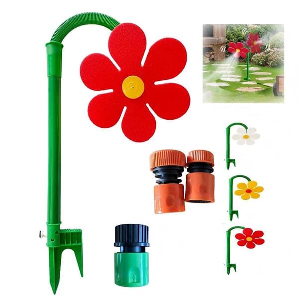 Skøre Sprinkler Skøre Dansende Blomstervandsprinklere Sjove 360 E