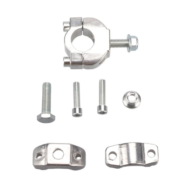 22MM Motorcykel Styrfäste Citycoco Tillbehör Silver