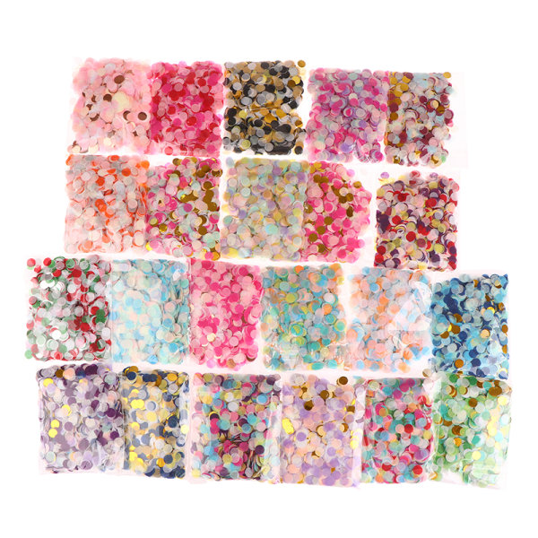 10g Melange Paper Confetti Confetti Wedding Birthday Party Deco