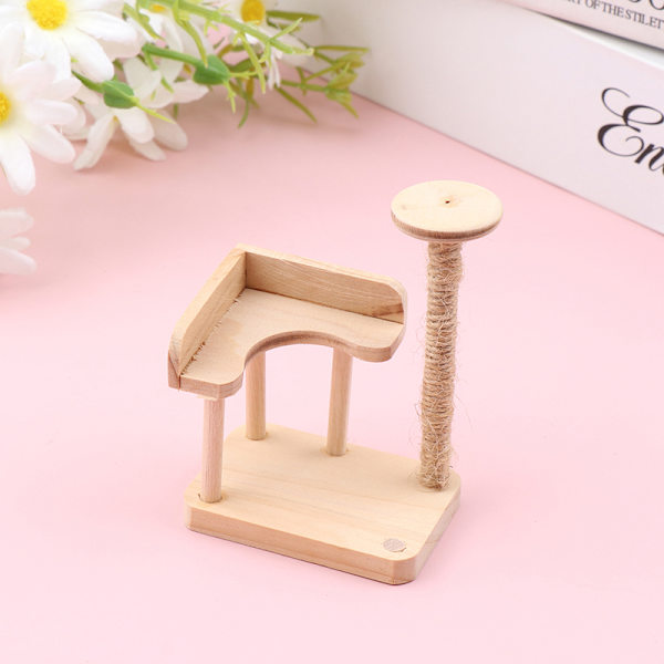 1:12 Dockhus Miniatyr Katt Klätterställning Pet Möbelmodell