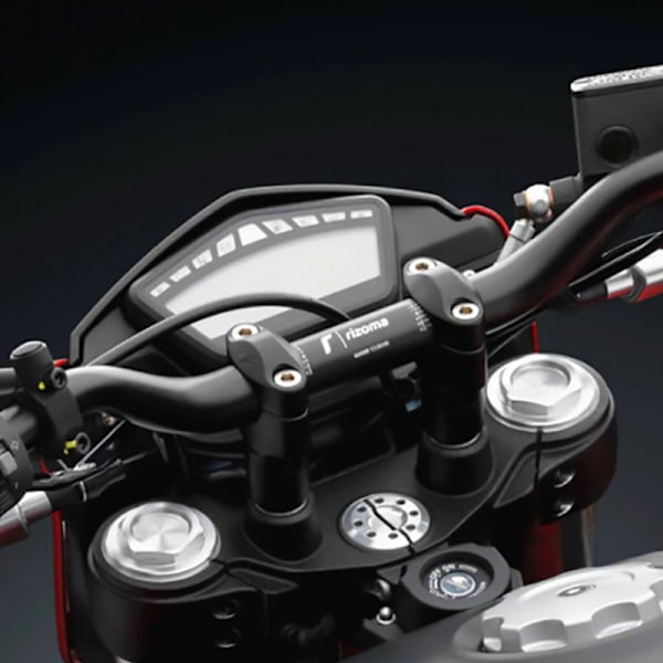 28mm motorcykelstyr CNC aluminiumslegering scooterhåndtag Red