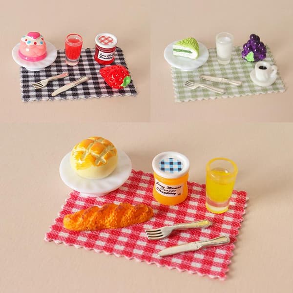 Dockhus Miniatyr Campingtält Set 1:12 Skala Dockhus Tillbehör A4