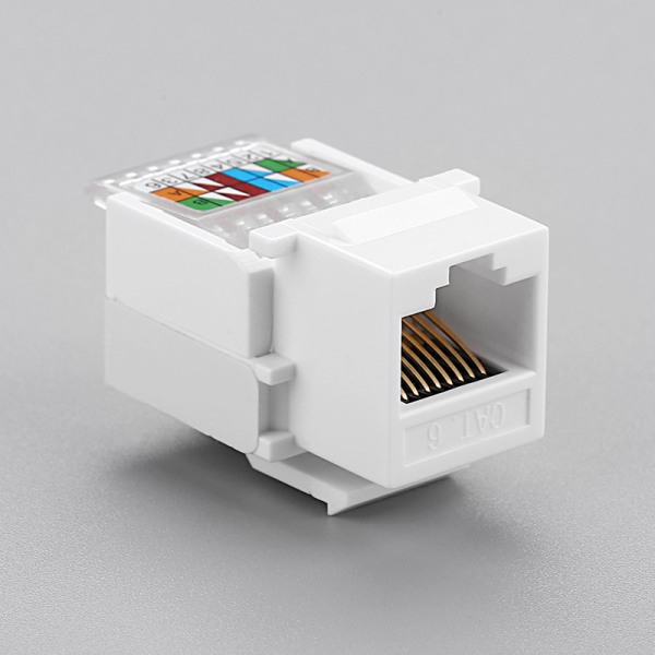 RJ45 Cat6 UTP Keystone naaraspistokeliitinsovitin Internet N