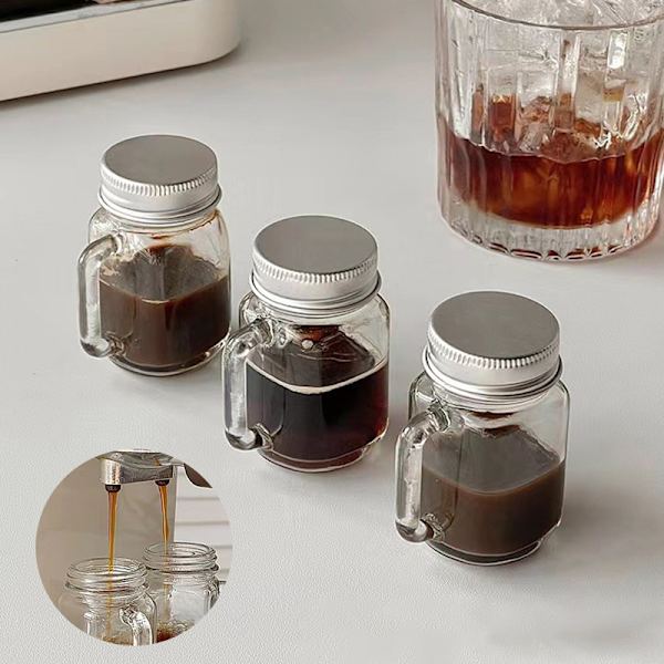 35/120 ml Kahvin sinetöity säiliö Lasinen säilytyssäiliö Barista Accesso 120ML