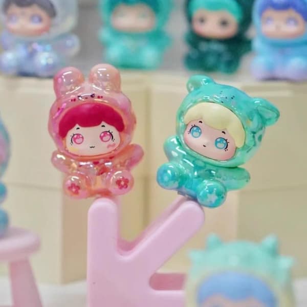 Baobao Zodiac PET Series Mysterious Box Figurer Mini Dukke Samleobjekt 1 Box Random