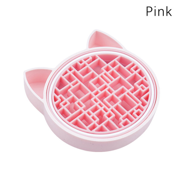 Sminkborste Rengöring Förvaringslåda Silikon Skurpad Torkning Pink