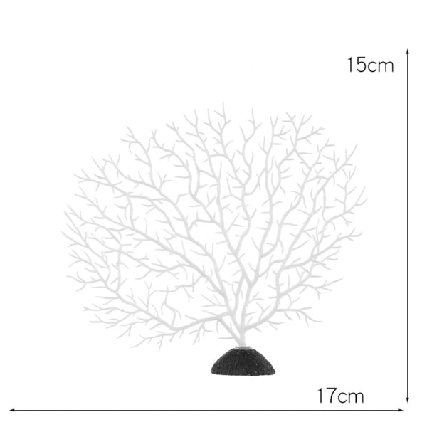 Tree Shape Akvarium Dekoration Decor Sea Iron Tree Plastic Cora Black