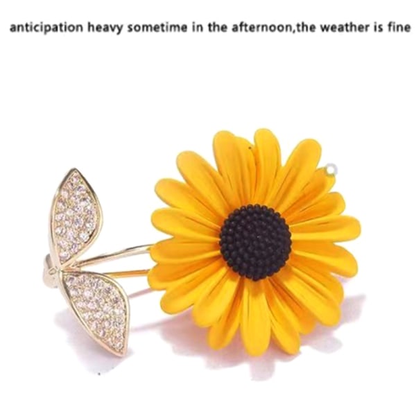 Creative And e Sunflower Broscher Modedesign Kläder Access