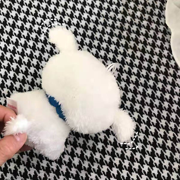 10cm Crayon Shinchan avaimenperä Shiro White Dog Opiskelijareppu