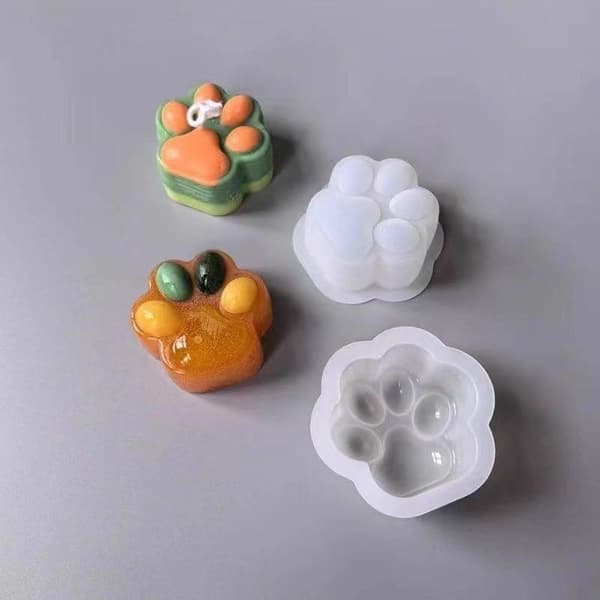 Tegneserie 3D Katt Ost Silikonform DIY Pudding Mousse Gelé C A