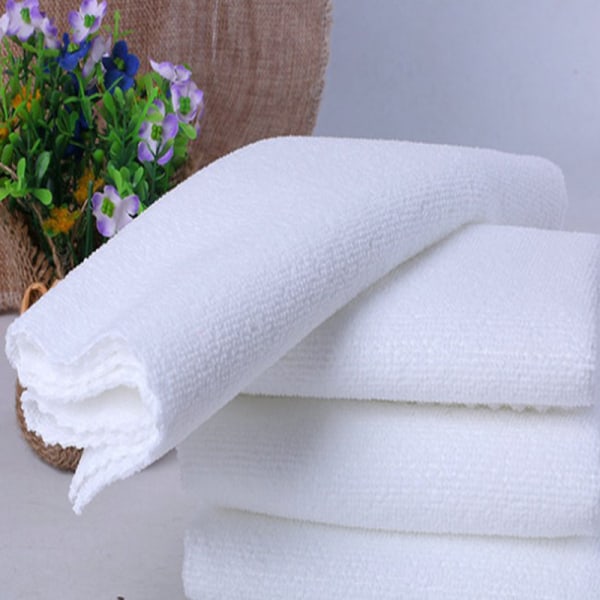 1 stk Hvit bomullsbadehåndkle Skjønnhetslaken Fotmassasje Sauna Sho