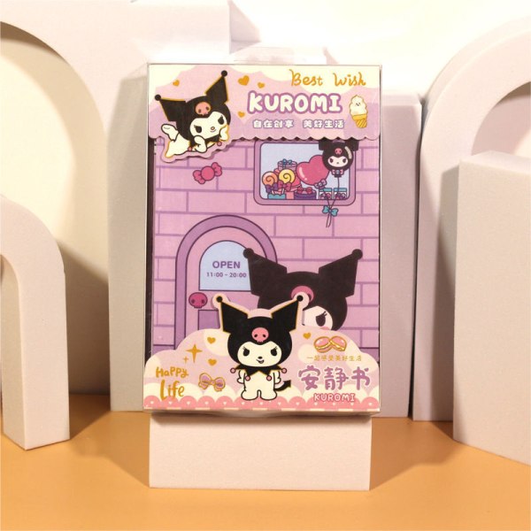 DIY Quiet Book Doudou Book Educational Kuromi Hjemmelagde bokleker A1