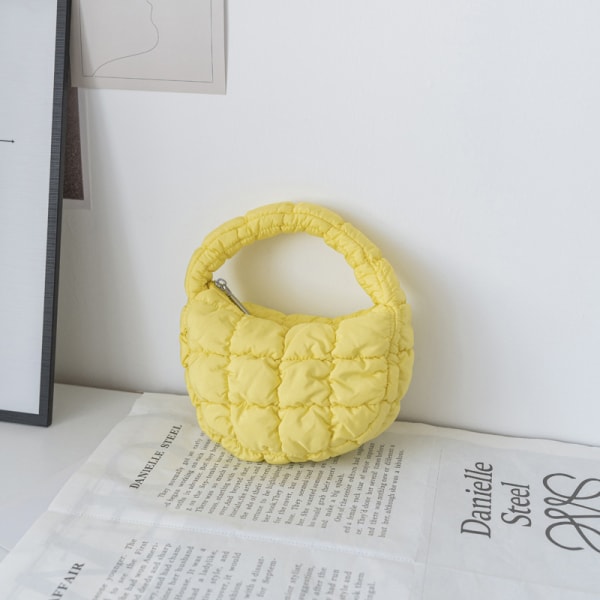 Mode Mini Puffer Tote Bag Elegant telefonväska Key Pouch Simp A4