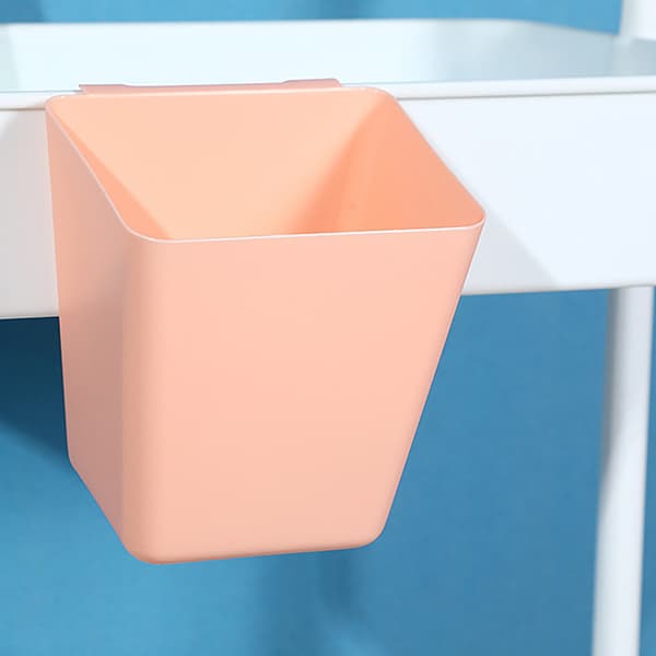 Hängande förvaringshinkar i plast för vagn Portable Bedside Ha Blue