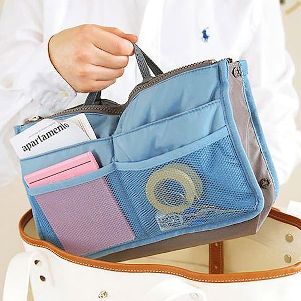 Organizer Insert Bag Dam Nylon Travel Insert Organizer Handba Black