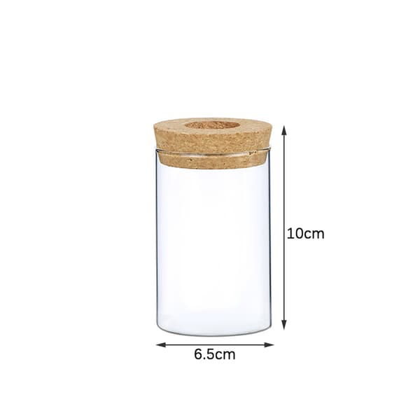 Genomskinlig hydroponisk blomkruka imitation glas soilless Flow 10cm