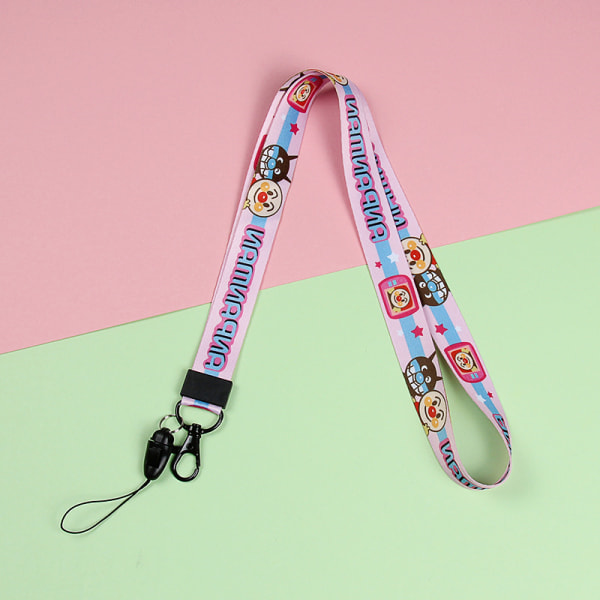 Heat Transfer Lanyard Cartoon Halterneck Rope Multicolor-A13