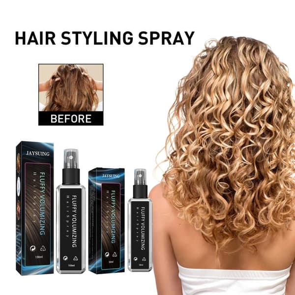 Fluffig Hårstyling Spray Långvarig Volymgivande Lockigt Hår Bu