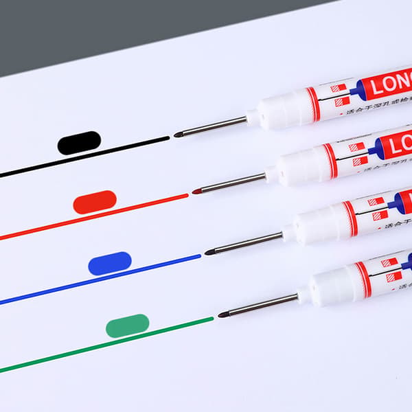 20 MM blekk langhode-markører Pen Multi-purpose dyphullsmarkør W Black