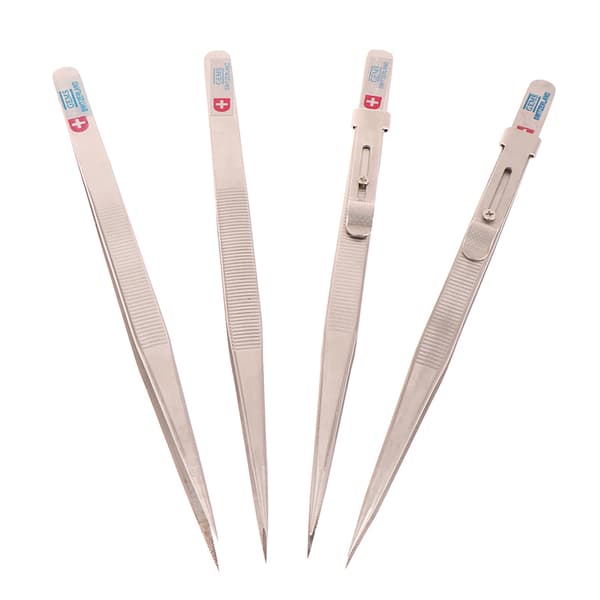Smykker Pincet Concave Groove Diamond Rustfrit Stål Adjusta C