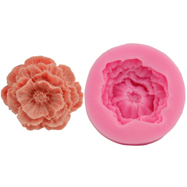 Blomsterformet Fondant Silikone Form DIY Kage West Point Bagning