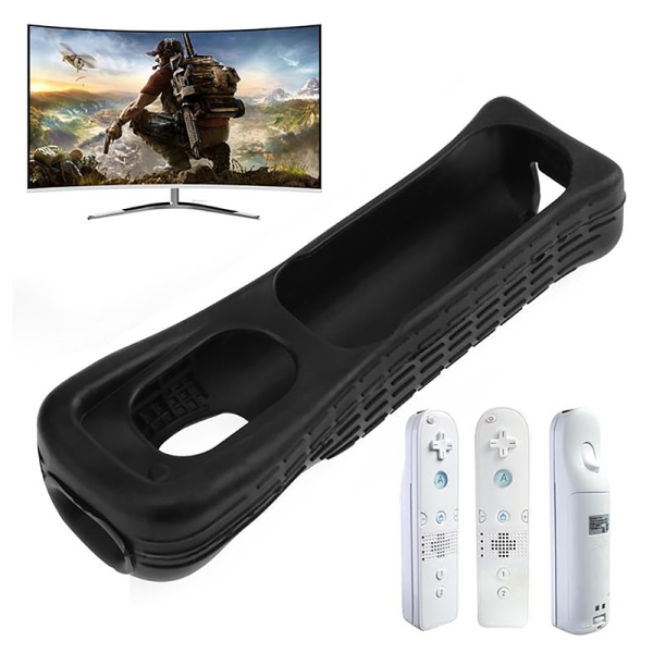 Silicon Soft Cover -peliohjain Pehmeä silikoni Wii Remote Con Black