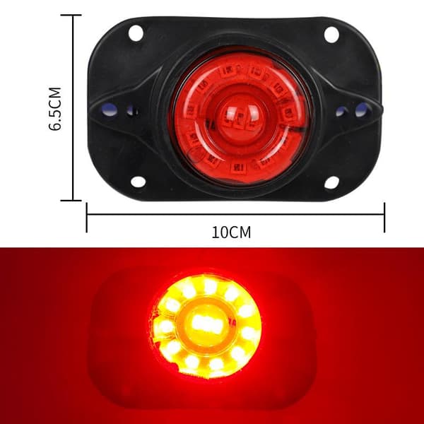 LED sidemarkeringslys 12V 24V lastbil trailer frigangslys vandtæt A2