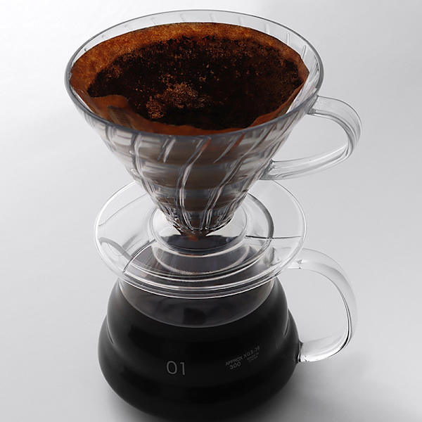 V60 Coffee Dripper Resin Coffee Filter Barista Brewing Coffee F