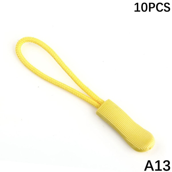 Ny 10 stk Glidelåstrekker End Fit Rope Tag Replacement Clip A13