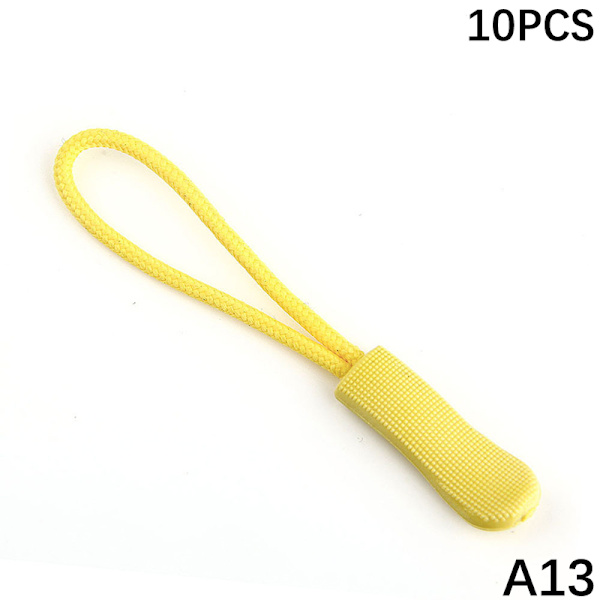 Ny 10 stk Glidelåstrekker End Fit Rope Tag Replacement Clip A13