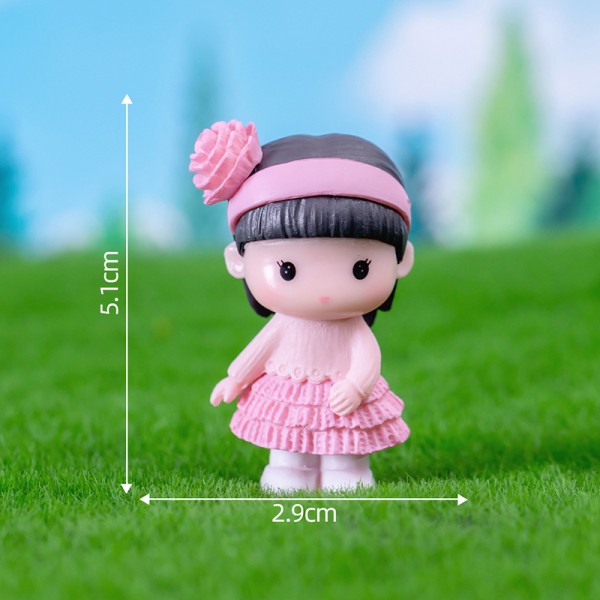 Mini Pojke Flicka Modell Figurer Hantverk Lovers Figurer Par Mini A6