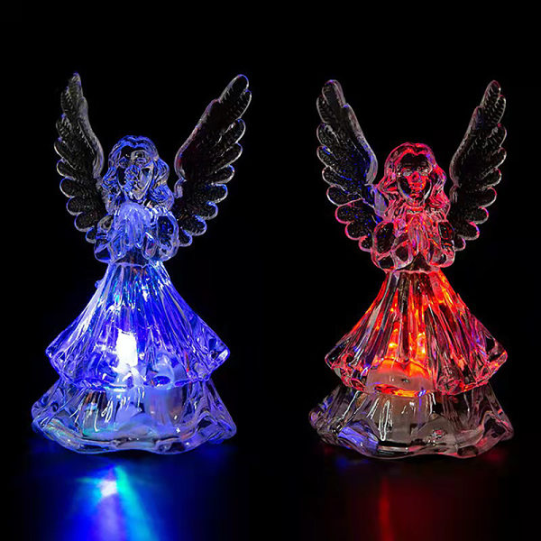 Sänglampa Färgglada Crystal Wings Dekoration Angel Style Skrivbord