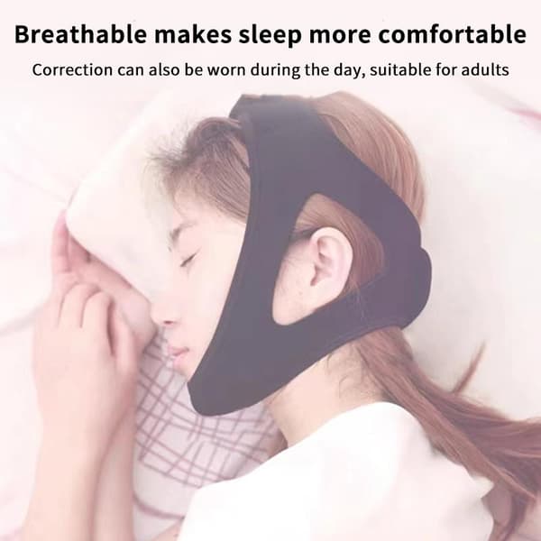 Anti-snorke hake støtte stropp svært effektiv søvn justerbar Breathable version