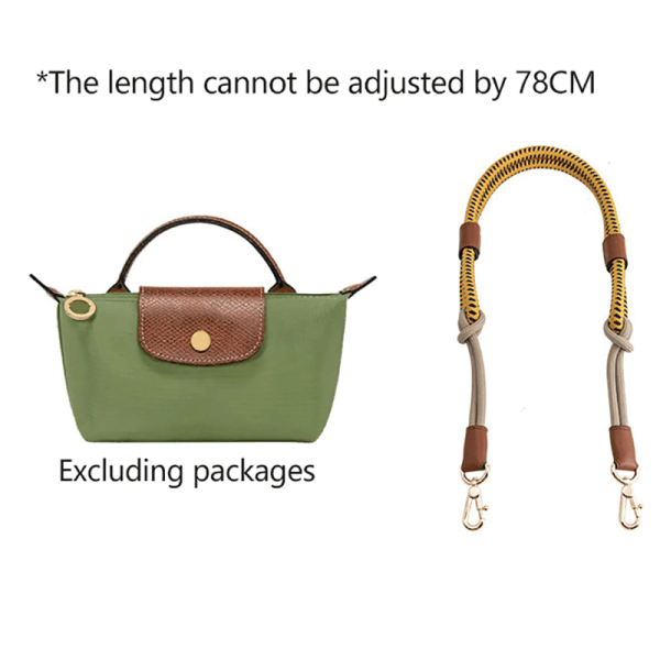 1kpl laukkuhihna minilaukulle Modified Strap Rope Free Punching Sh Green