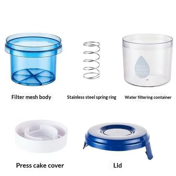 Yoghurtssil Snabbfiltrering Enkel Användning Förseglad L Blue
