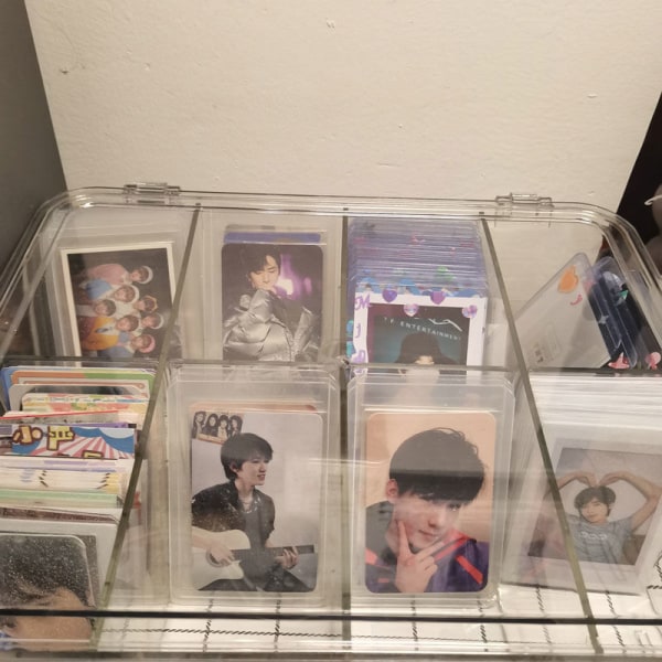 Kort Kpop Fotokort Oppbevaringsboks Fotokort Organiseringsrom A2
