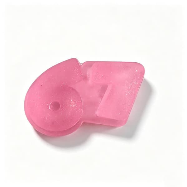 Nummer 67 TPR Leksak Transparent Glitter Fidget Toy Blue