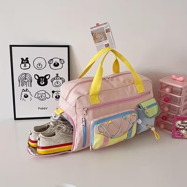 Resväska Professionell Träningsväska Pink